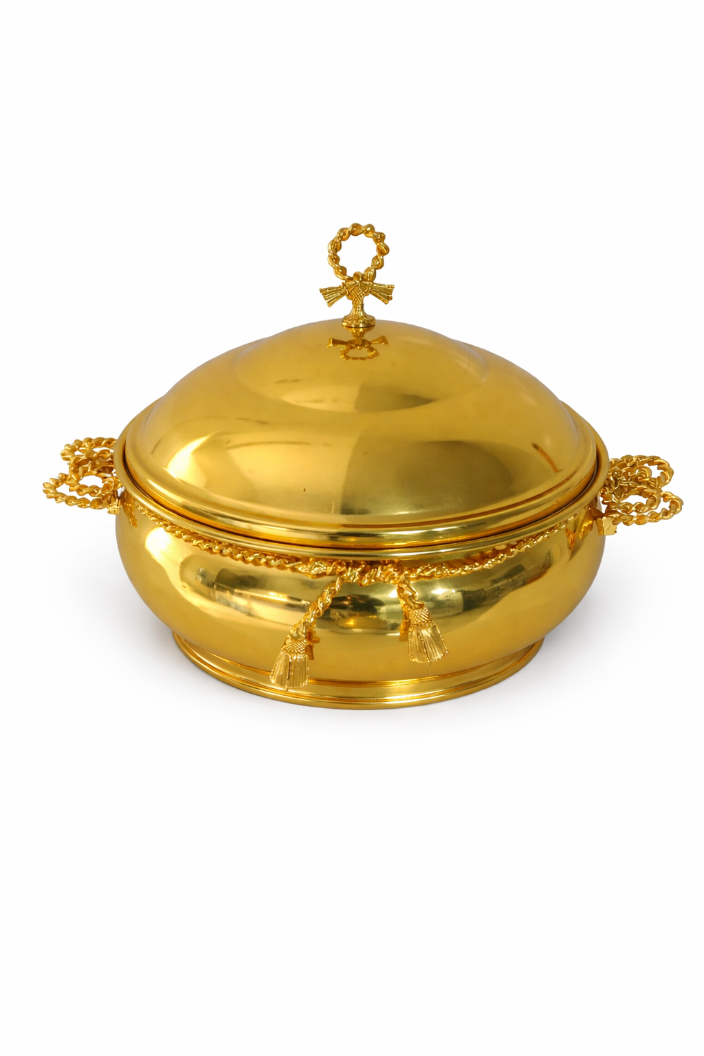 Elegant golden hot pot