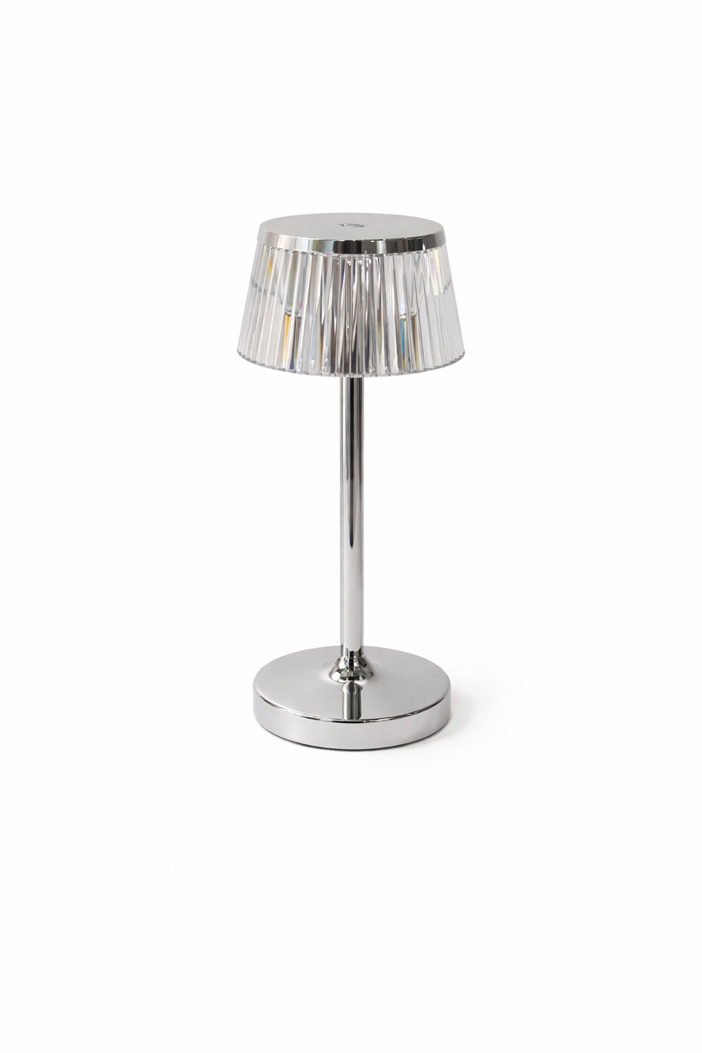 Modern chrome table lamp design