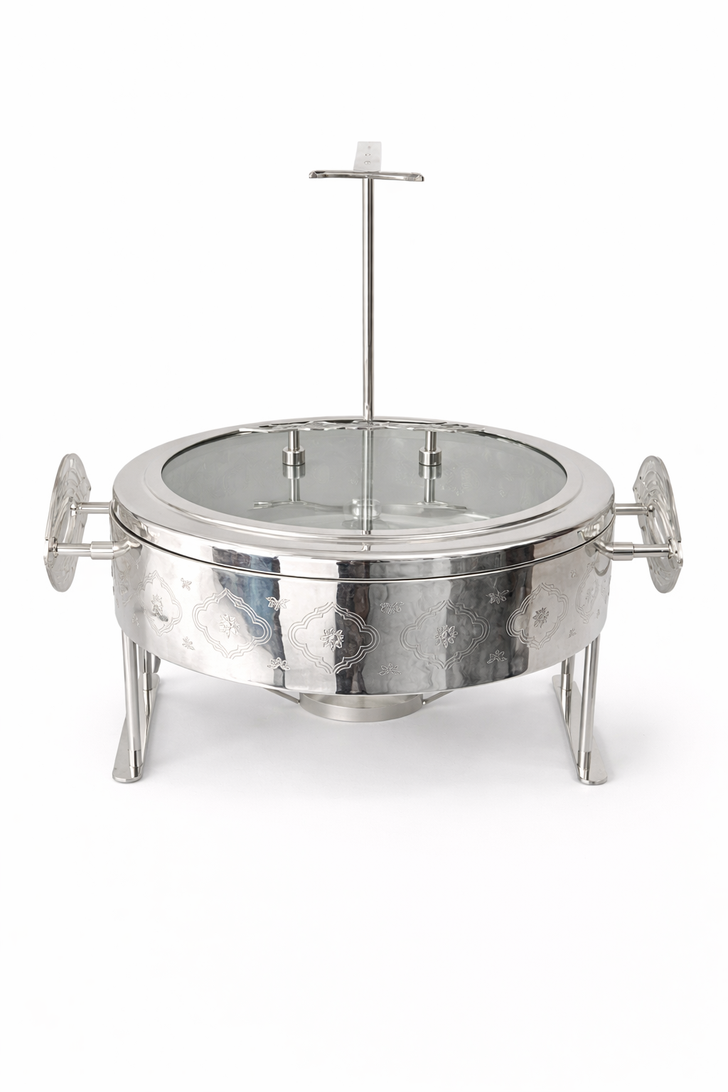 Buffet food warmer silver stainless steel 3.5-Liter