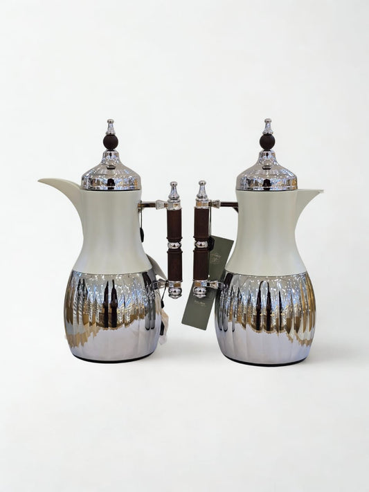 طقم ترمس دلة - ذهبي أنيق