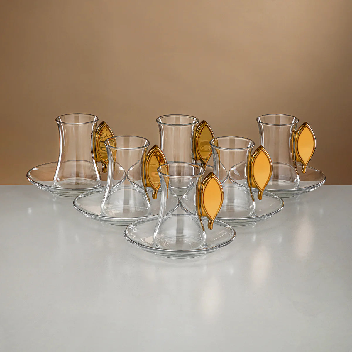 Serving Set 24-Piece Silver & Gold